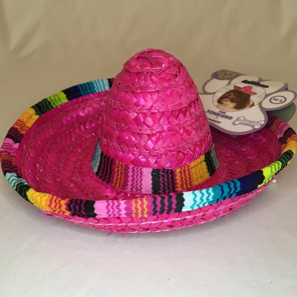 NWT Rubie's Pet Shop Pink Sombrero M/L